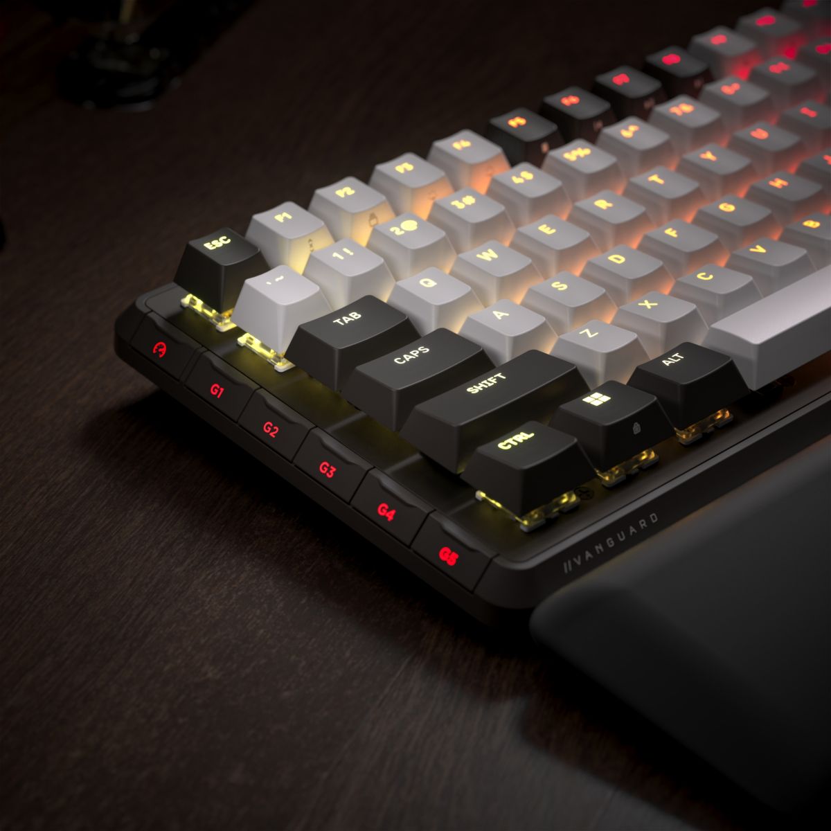 Clavier gamer VANGUARD 96 gaming Dual Tone couleur unique, CORSAIR