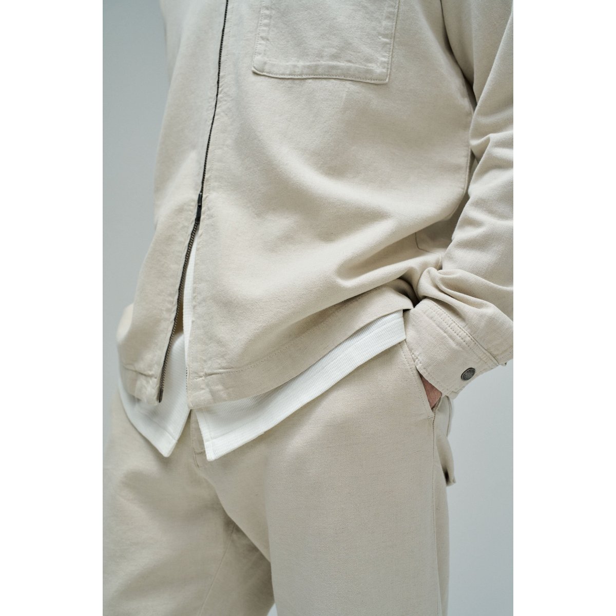 SURCHEMISE EN LIN beige, SALSA JEANS