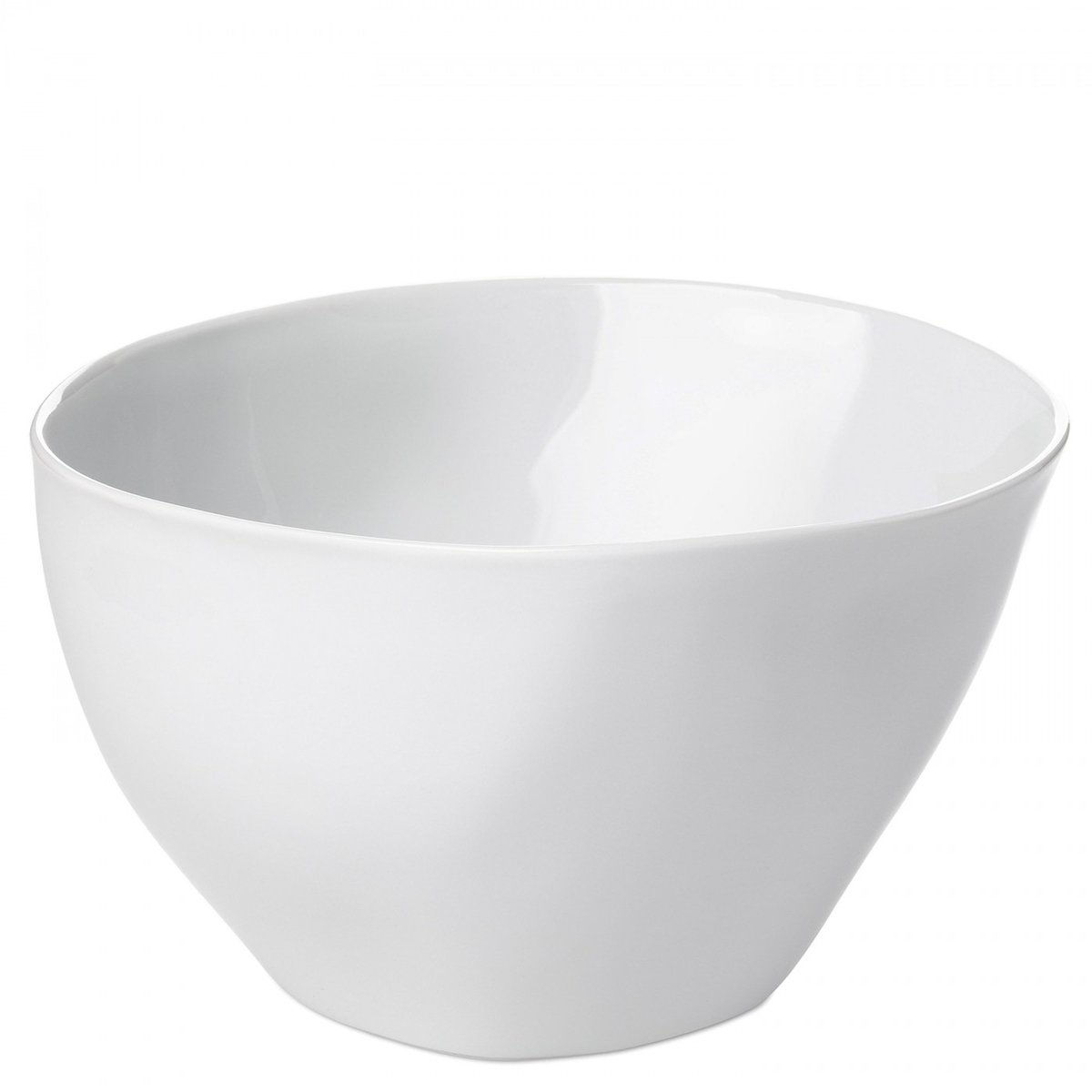 Grand Bol Affamé Porcelaine Blanc Brillant Diam 16 cm blanc, TSE ET TSE ASSOCIÉES