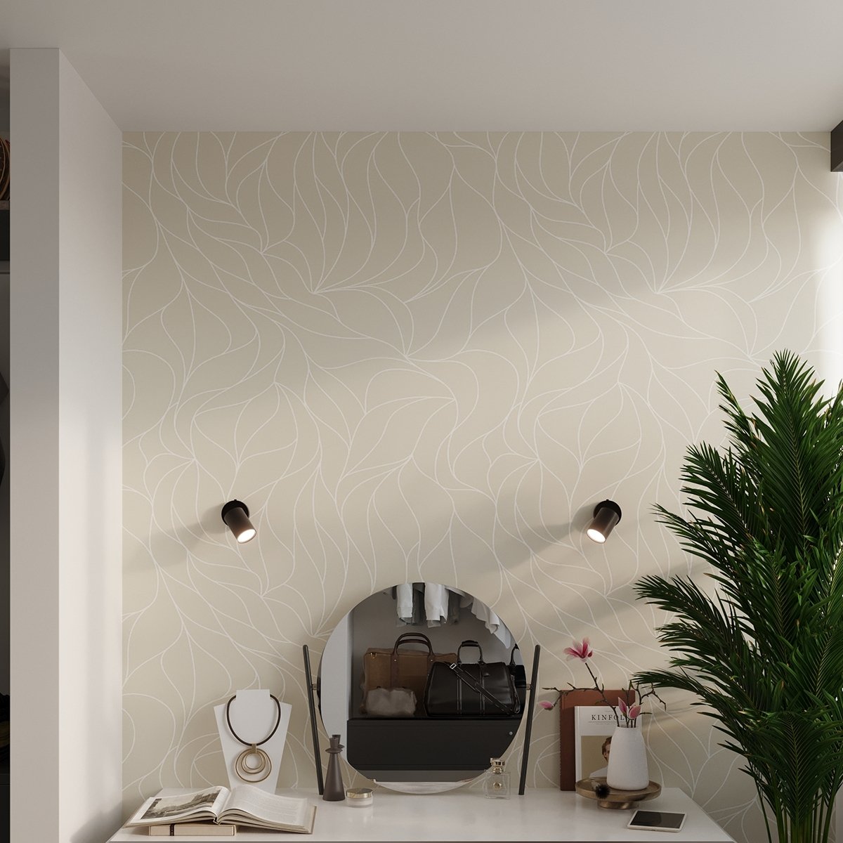 Applique Acier Noir GU10 1 Lemmi noir, EDEN