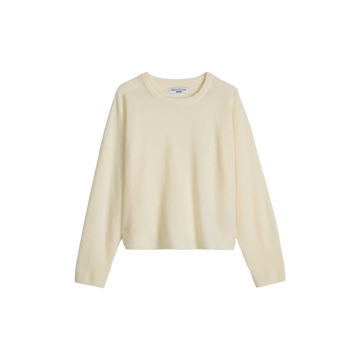 Pull oversize en fil bouclé blanc, MARC O’POLO DENIM