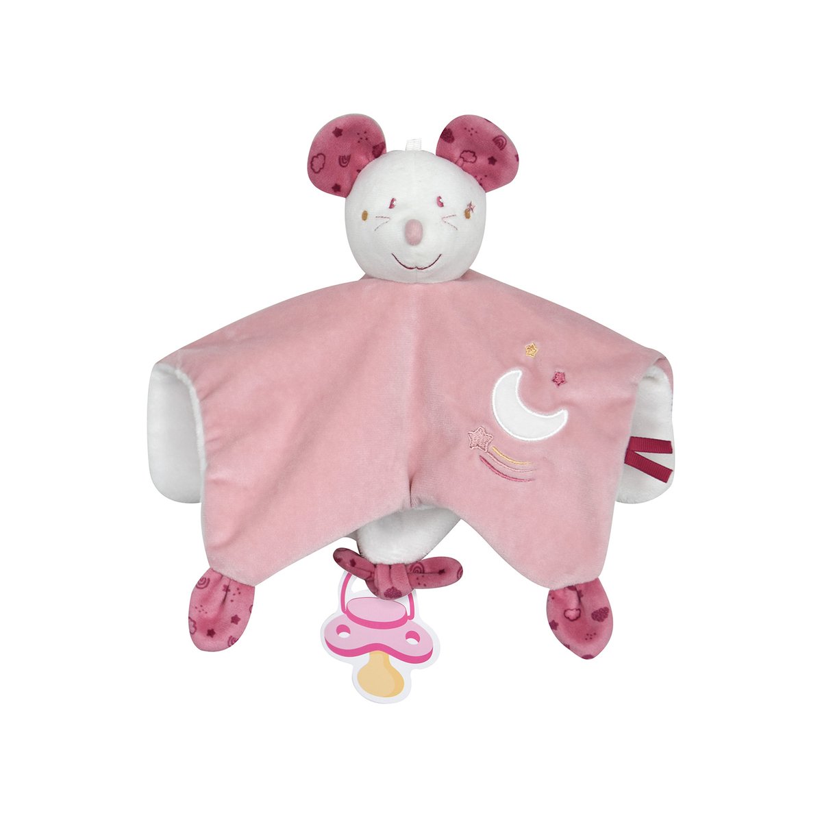 Doumou magidoux xl souris velours doux rose, SUCRE D'ORGE