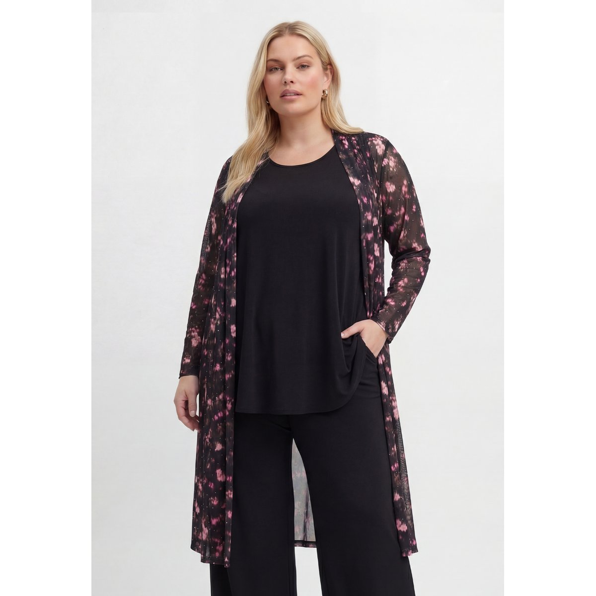 Gilet imprimée noir, YOEK