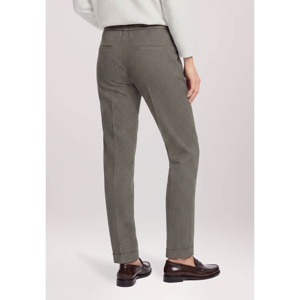 Pantalon à enfiler à motifs nature/black, BETTY & CO