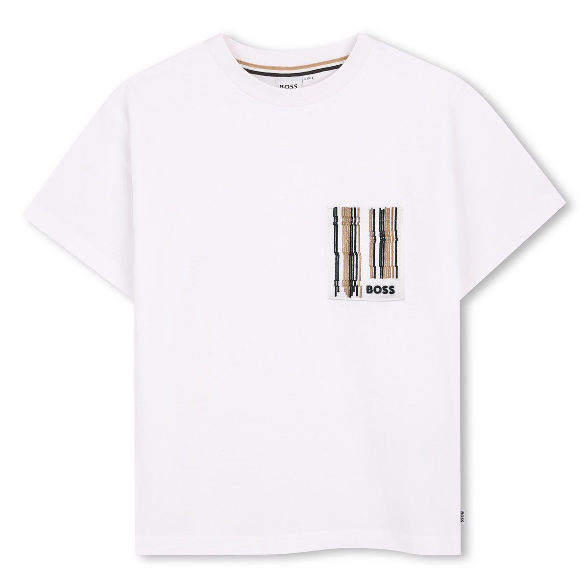 Tee-shirt manches courtes blanc, BOSS KIDSWEAR