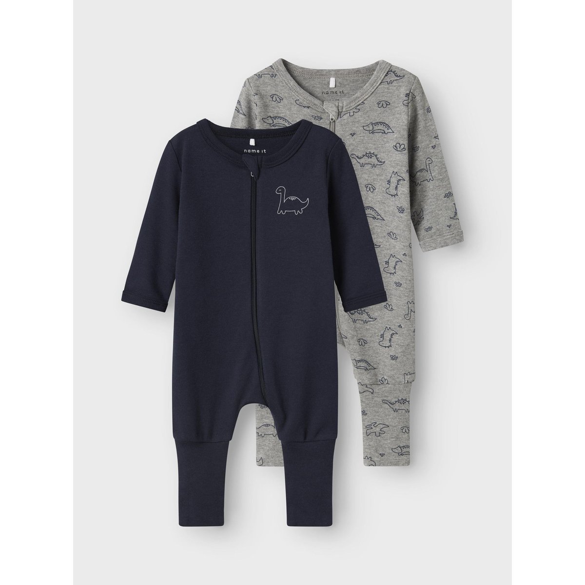 Grenouillère grey melange, NAME IT