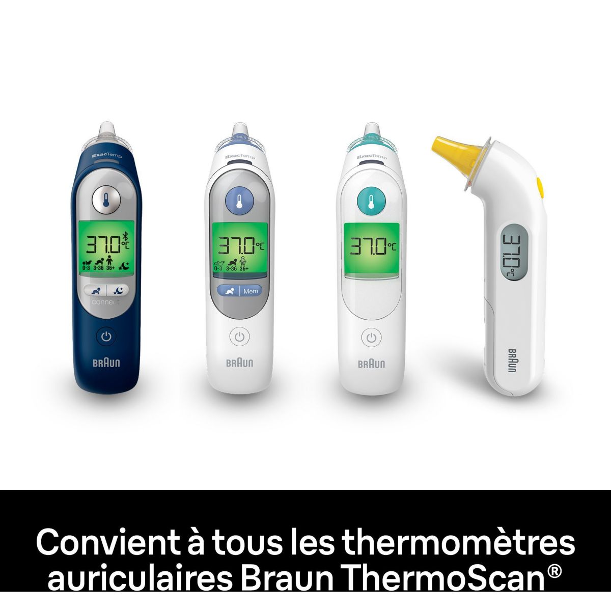 Embout thermomètre LF40 couleur unique, BRAUN