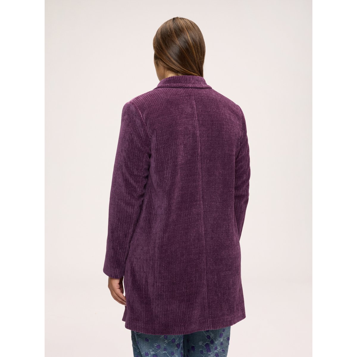 Manteau croisé violet, FIORELLA RUBINO