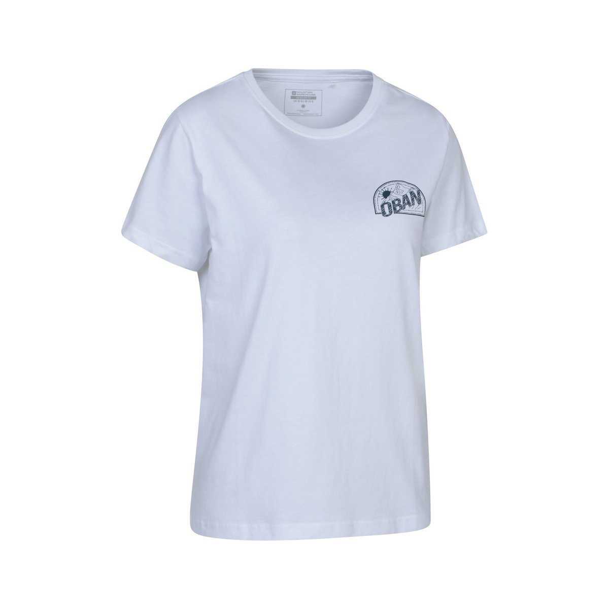 T-shirt manches courtes OBAN blanc, MOUNTAIN WAREHOUSE