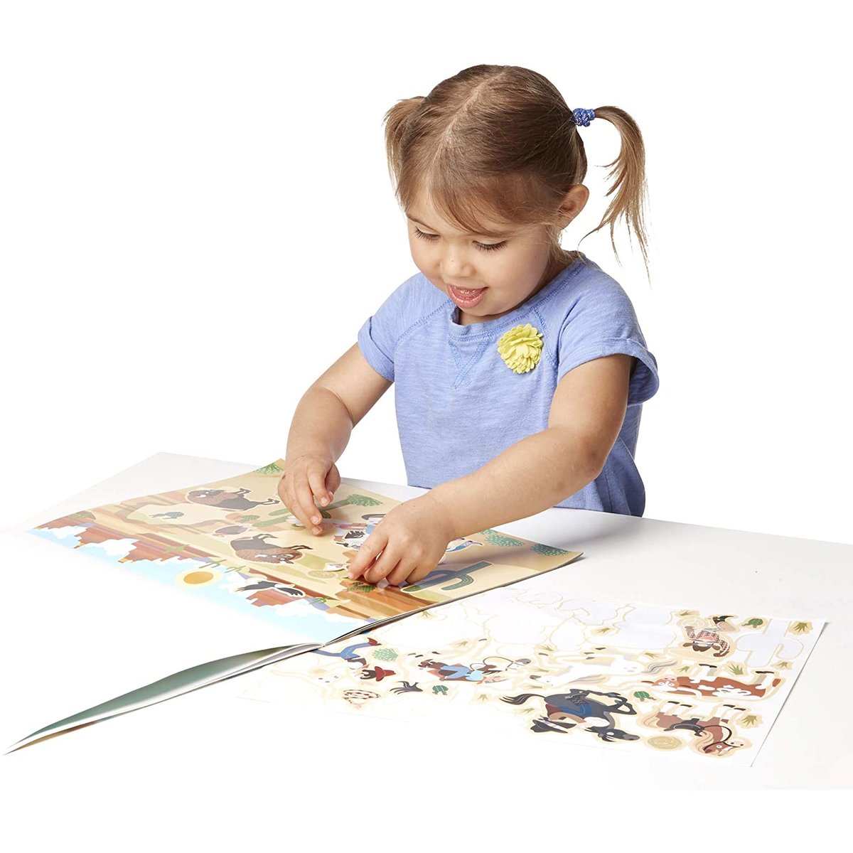 245 autocollants réutilisables Aventure jaune, MELISSA & DOUG