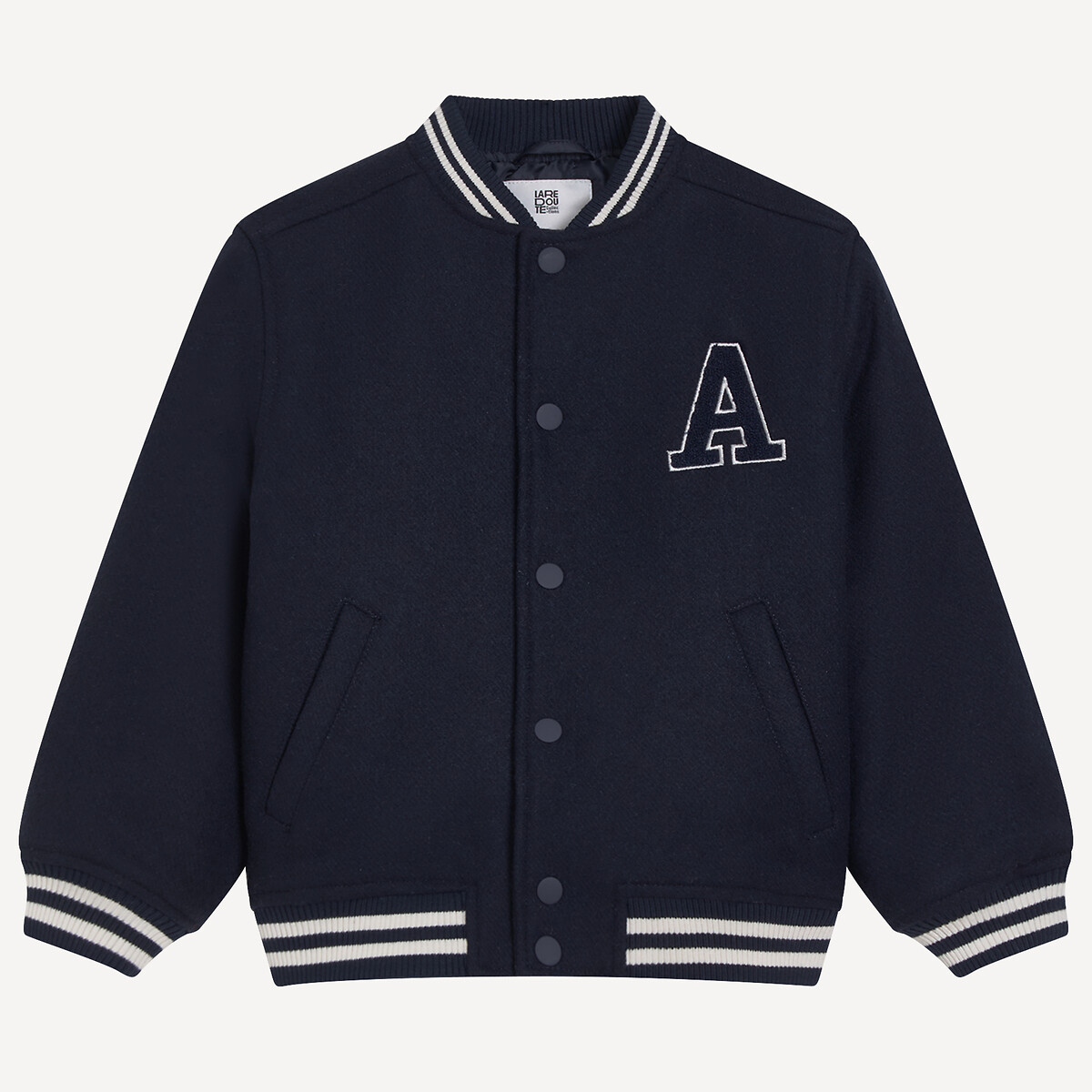 Blouson esprit Teddy bleu marine, LA REDOUTE COLLECTIONS