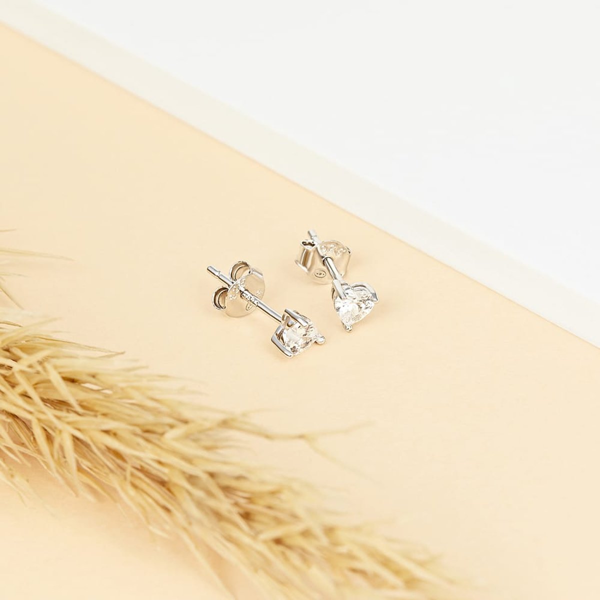 Boucles d'oreilles en Argent/oxyde de zirconium De Zirconium et Oxyde de zirconium argent, CLEOR
