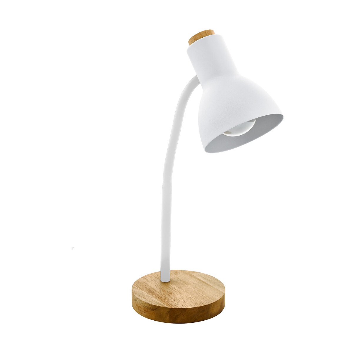 Candeeiro de mesa VERADAL, da Eglo branco/madeira, EGLO