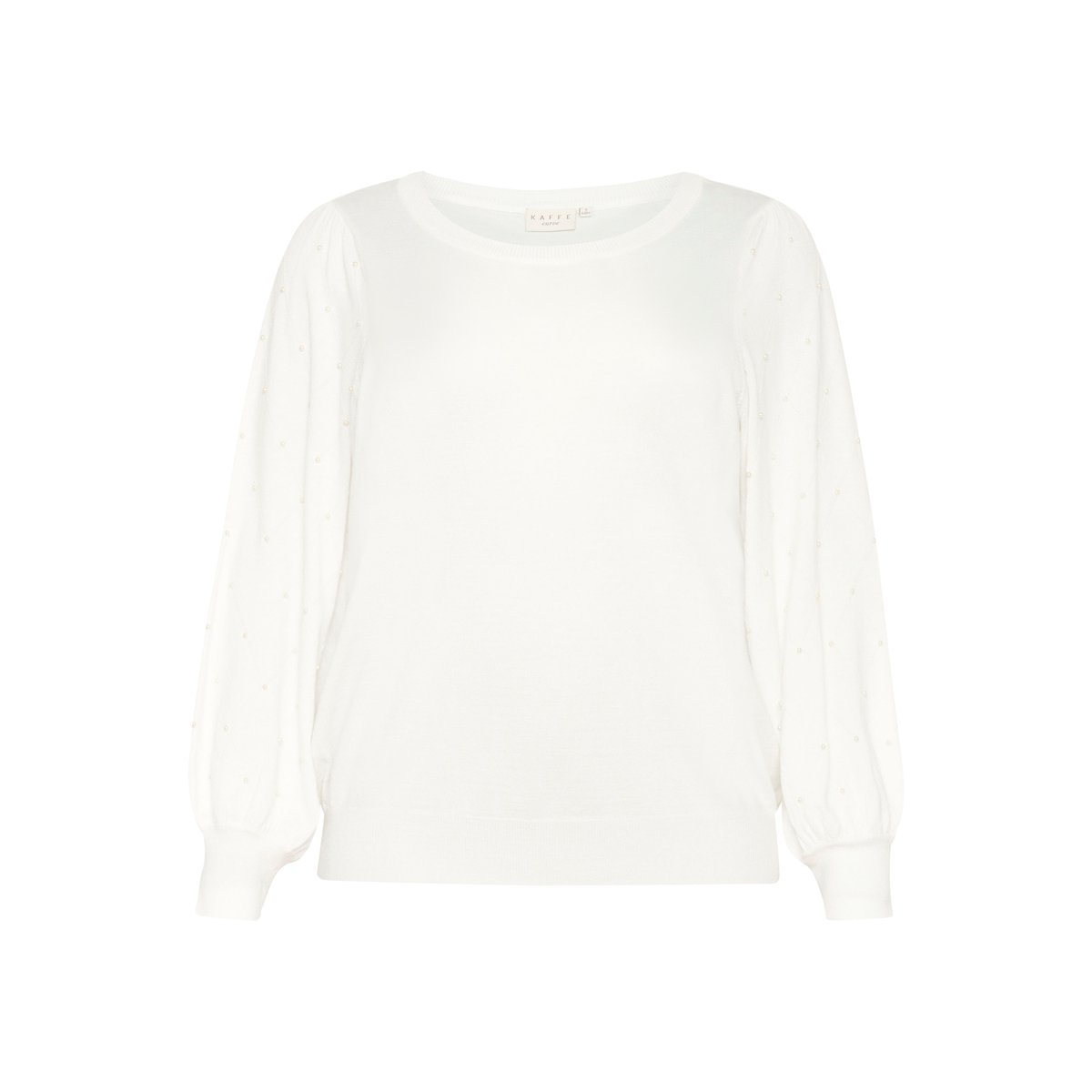 Knitted pullover blanc, KAFFE CURVE