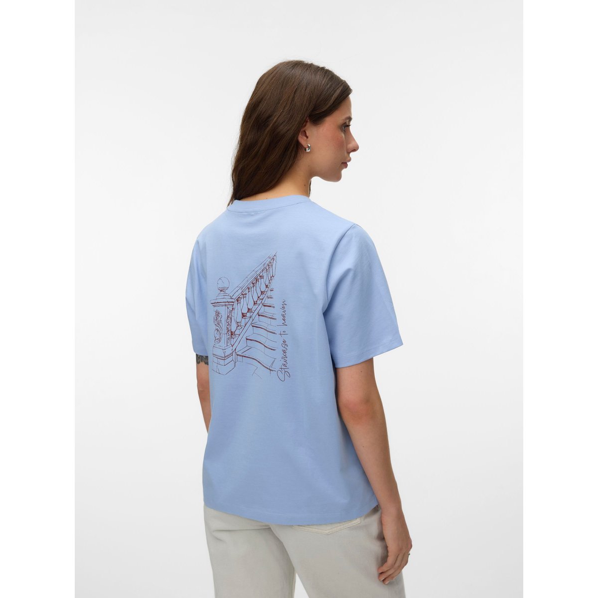 T-Shirt brunnera blue, VERO MODA