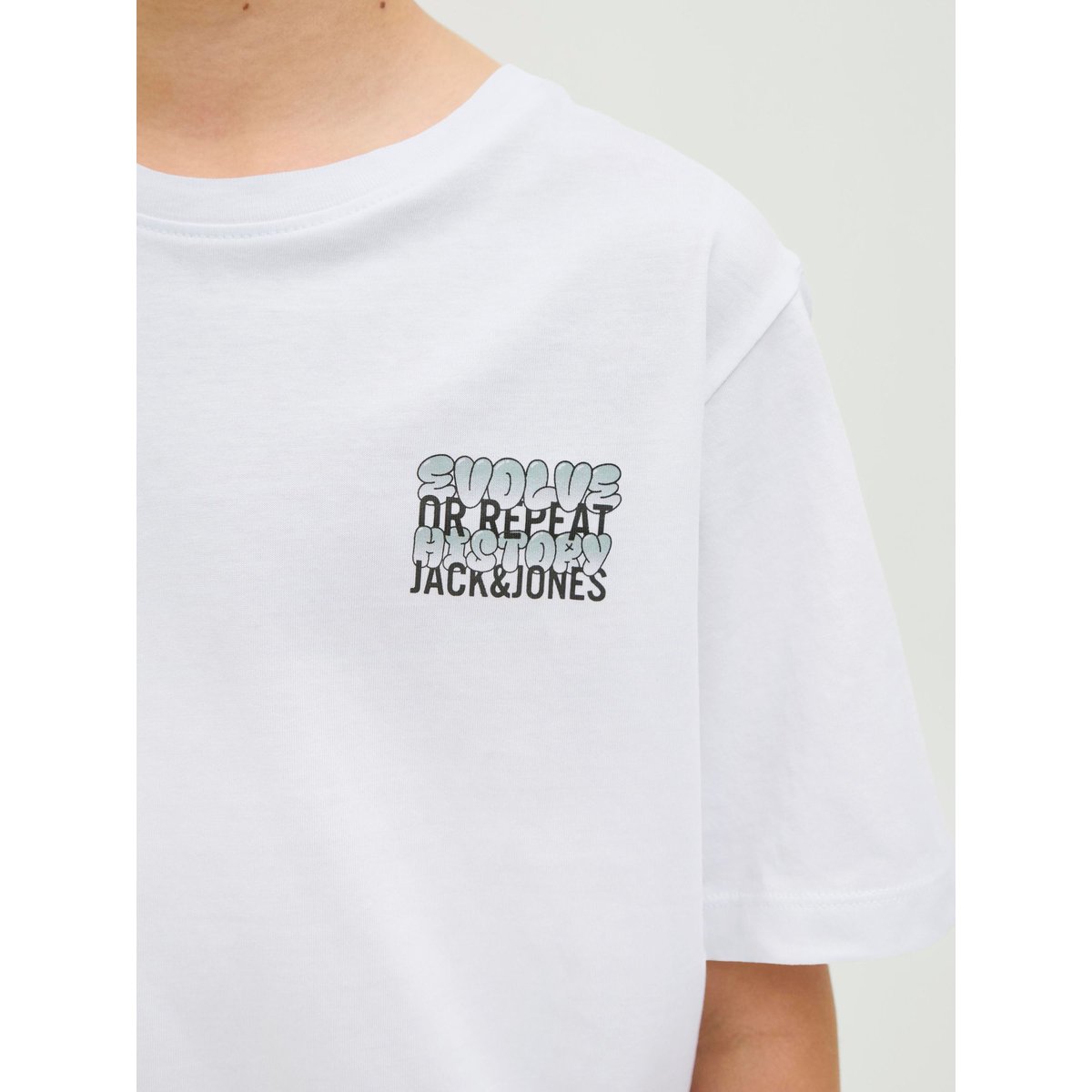 T-Shirt white, JACK & JONES JUNIOR