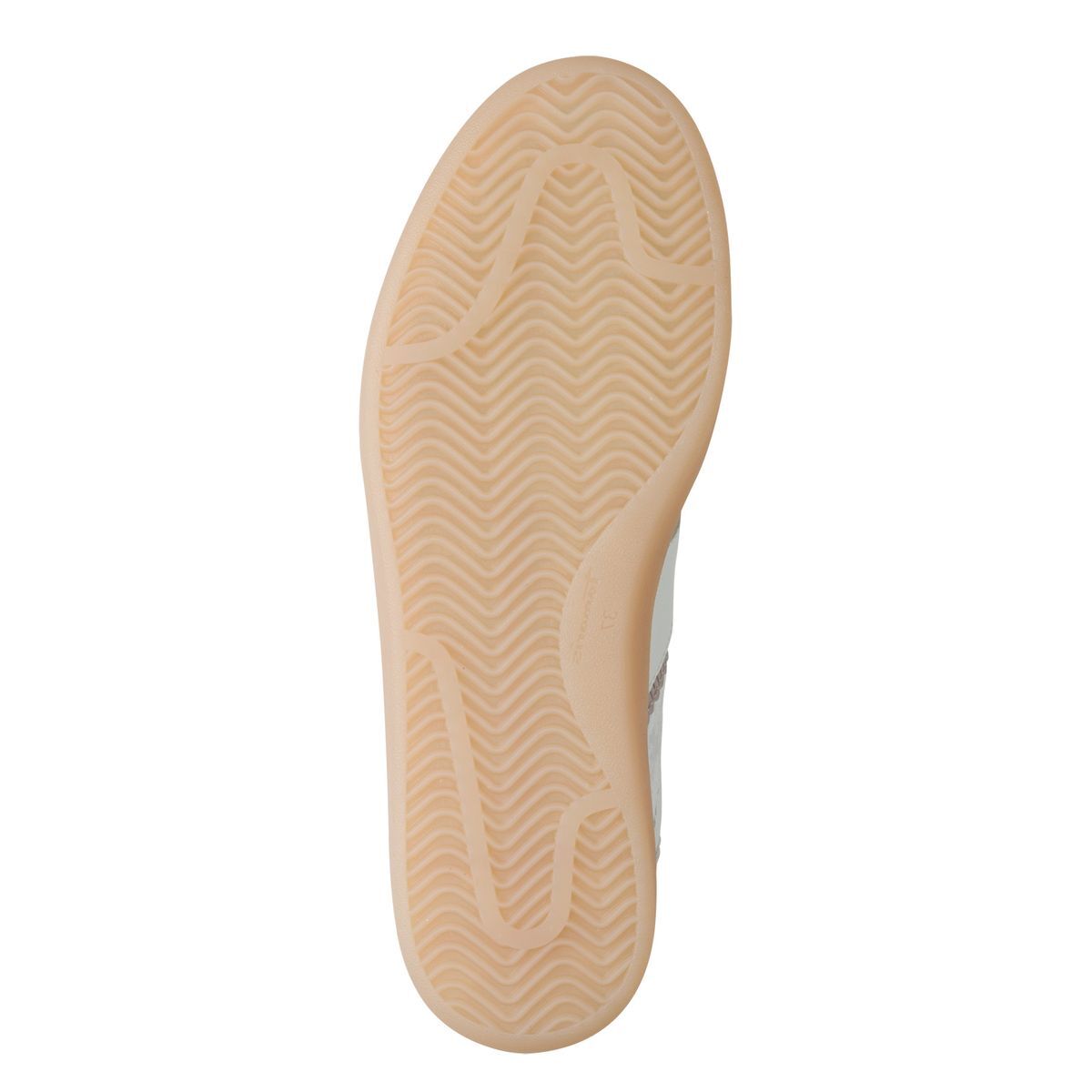 Basket à lacets blanc combiné, TAMARIS