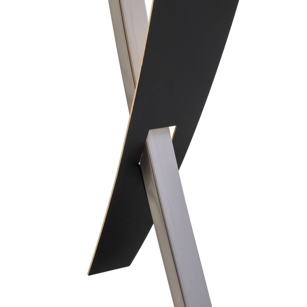 Lampadaire en métal moderneLED, Marija noir, or, argent, LUCANDE