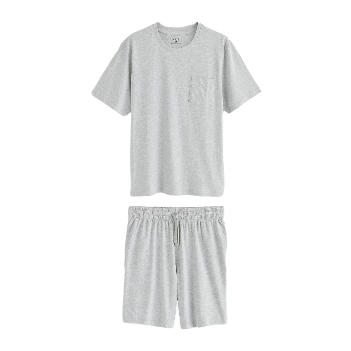 Ensemble pyjama en jersey à manches courtes gris, NEXT