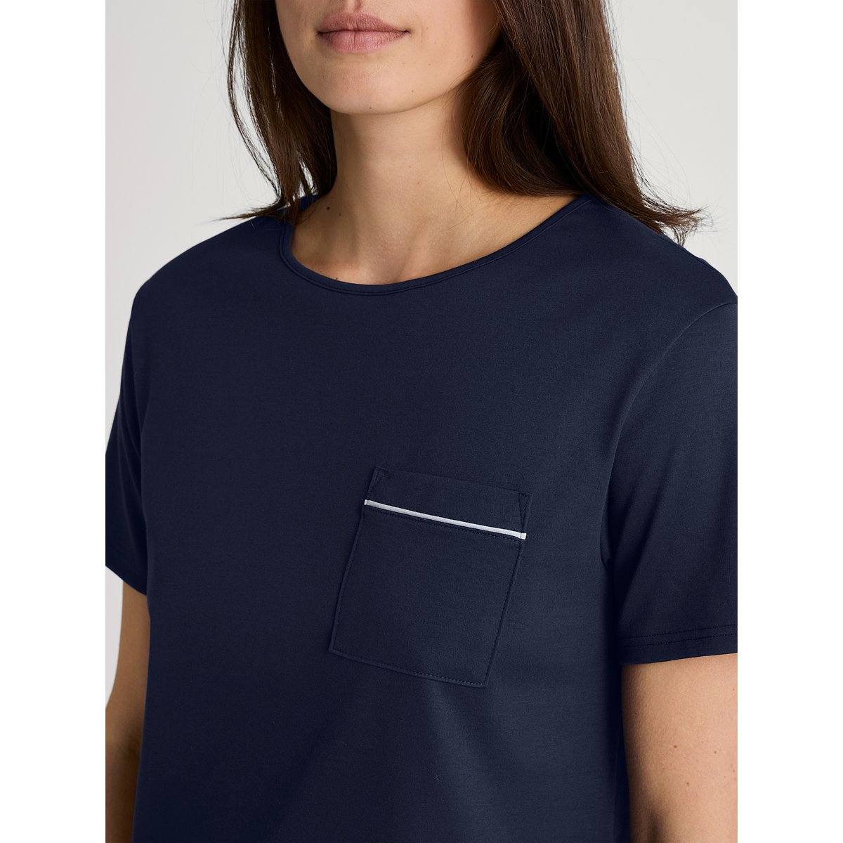 Pyjama court manches courtes Coton SWEET DREAMS bleu paon, CALIDA