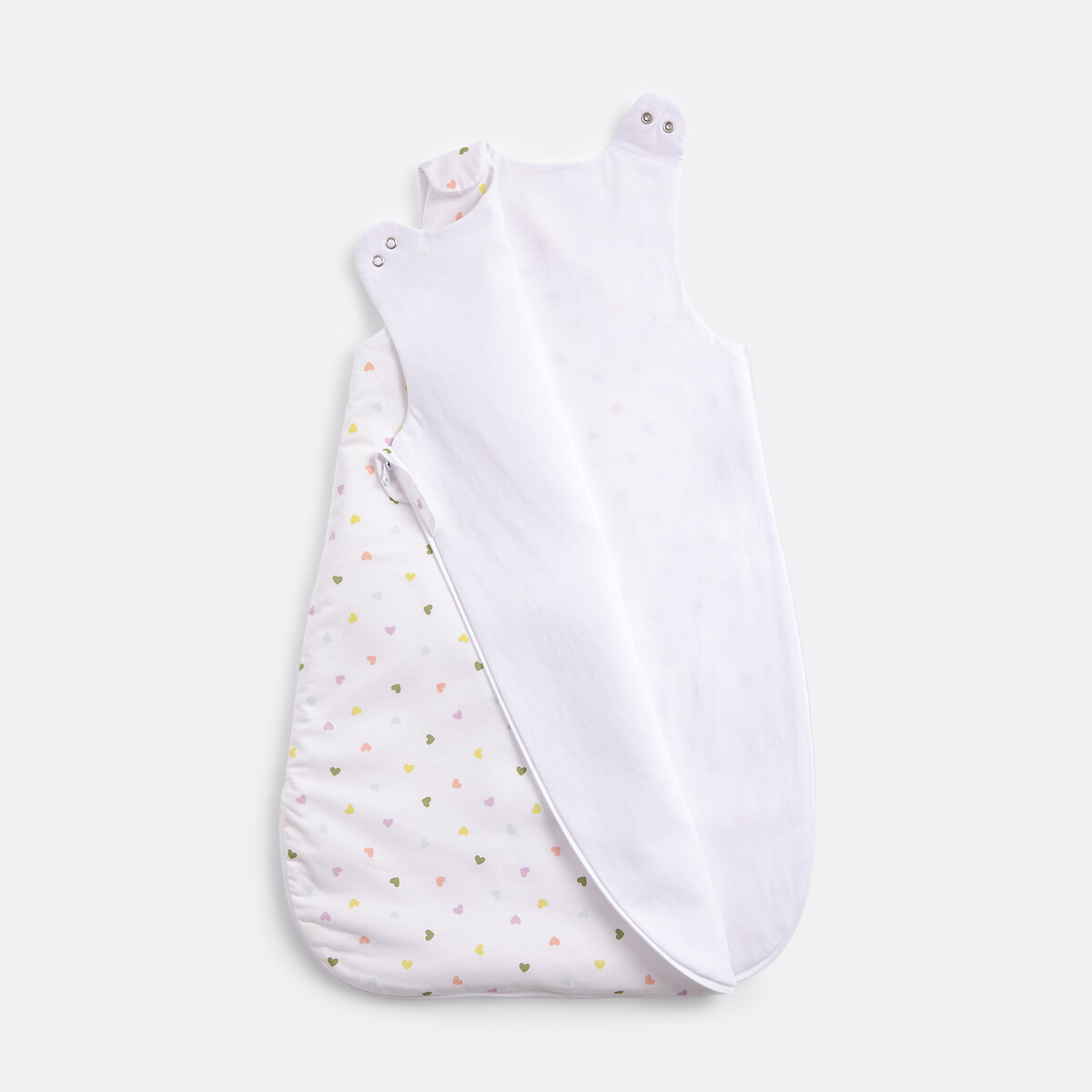 Gigoteuse en coton biologique, imprimé cœurs, SCACCO imprimé coeurs, LA REDOUTE INTERIEURS