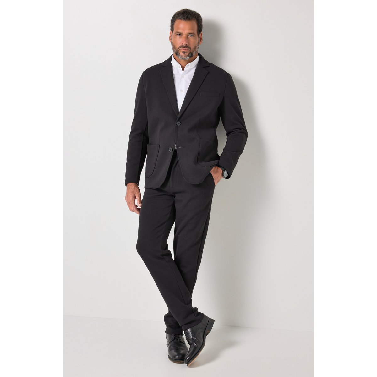 Pantalon NAPLES en jersey noir, JP1880