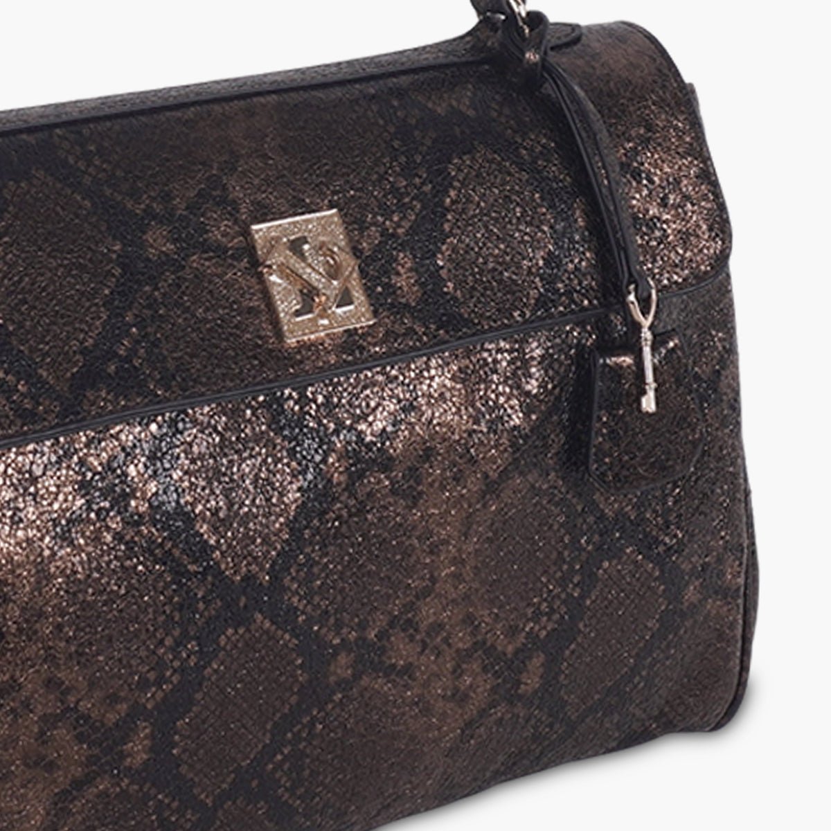 Grand sac shopper L Tifora marron, LOLLIPOPS