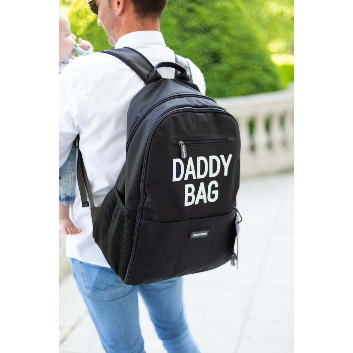 Sac à dos à langer Family club noir, CHILDHOME