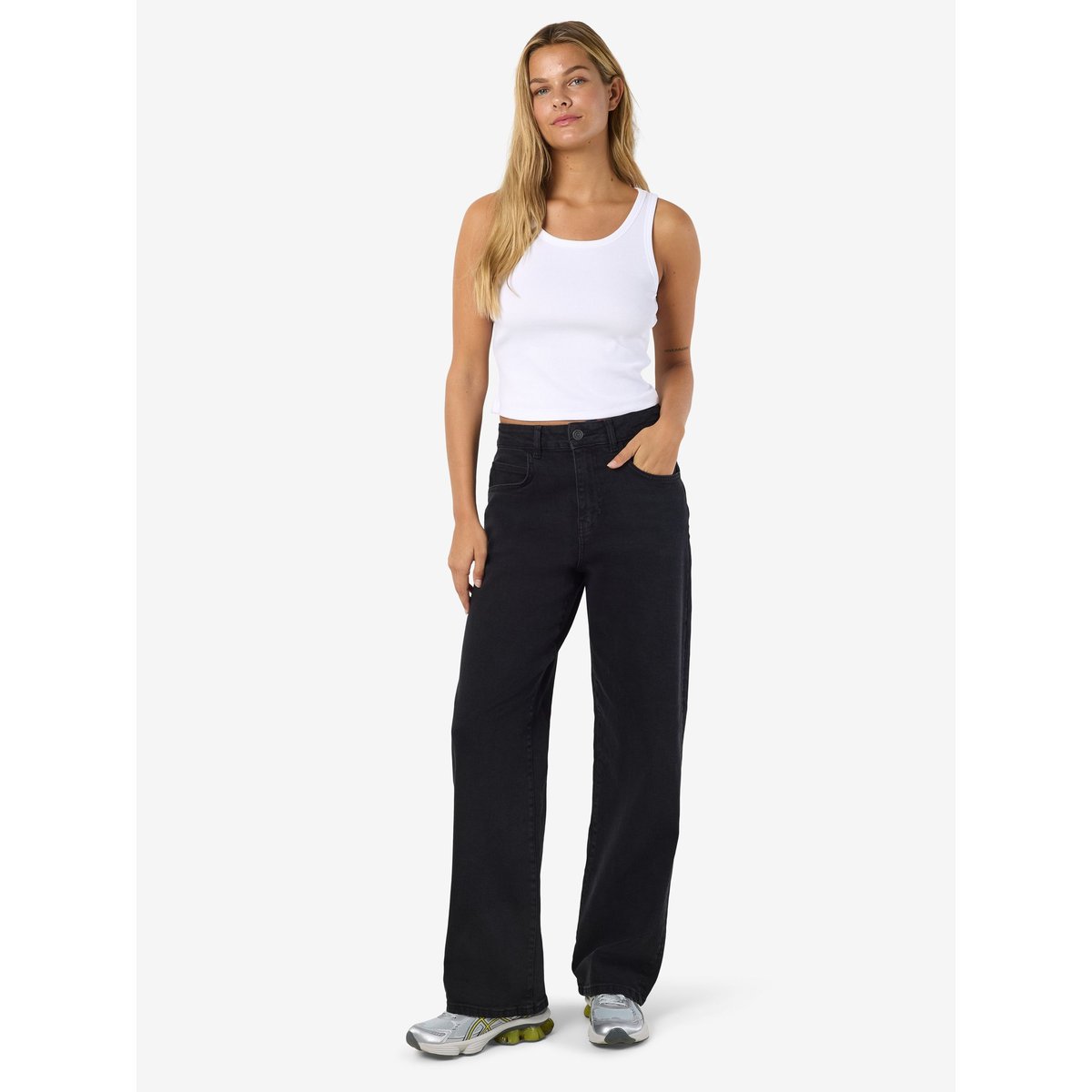 Jean Loose Fit black denim, NOISY MAY