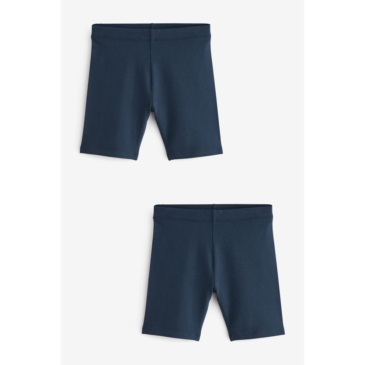 Shorts cyclistes longs, lot de 2 bleu marine, NEXT