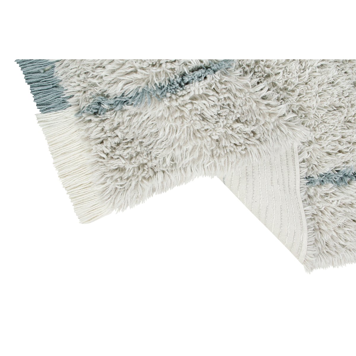 Tapis Lainable Rectangulaire Winter Calm FREE YOUR SOUL gris, LORENA CANALS