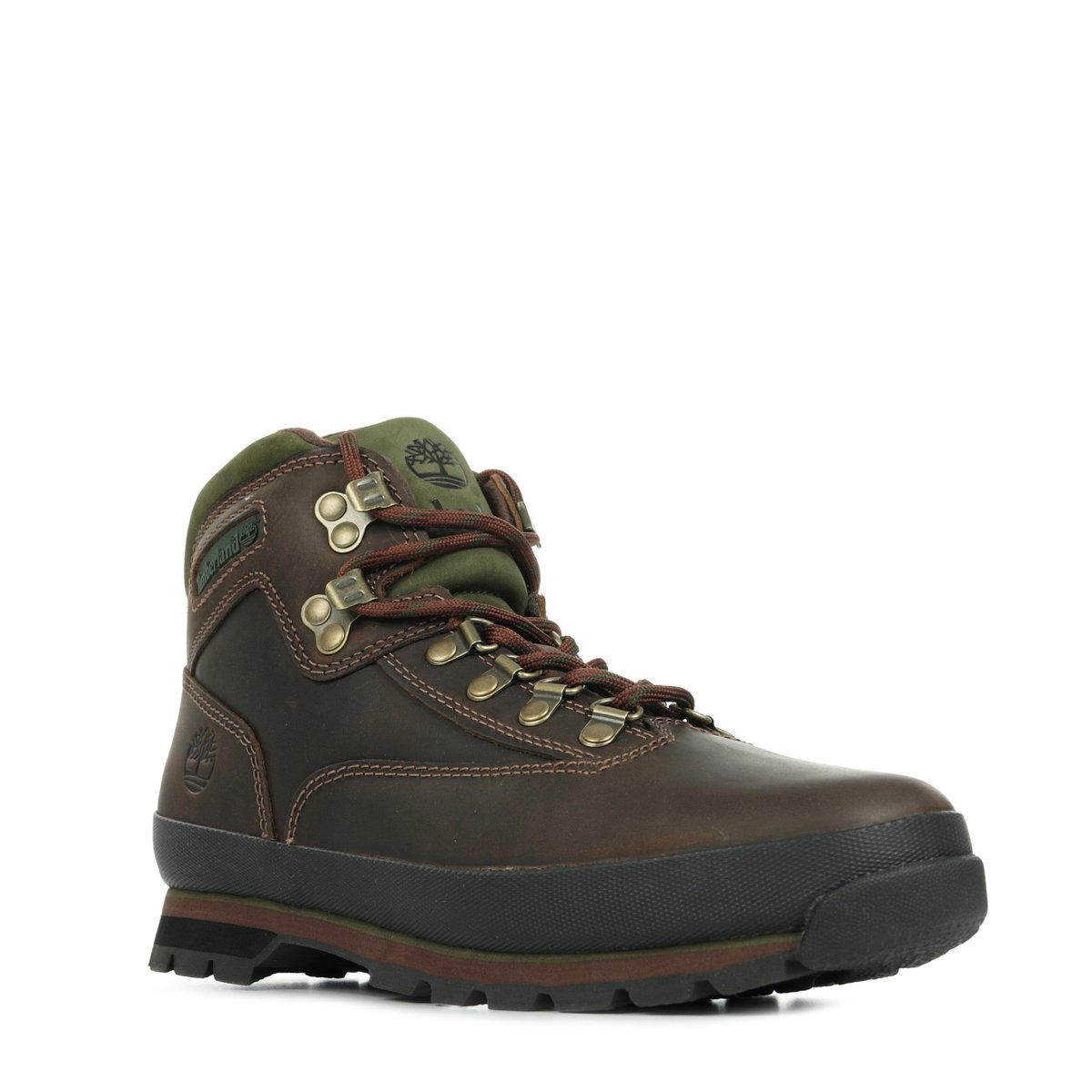Boots en cuir, Euro Hiker Mide Lace marron, TIMBERLAND