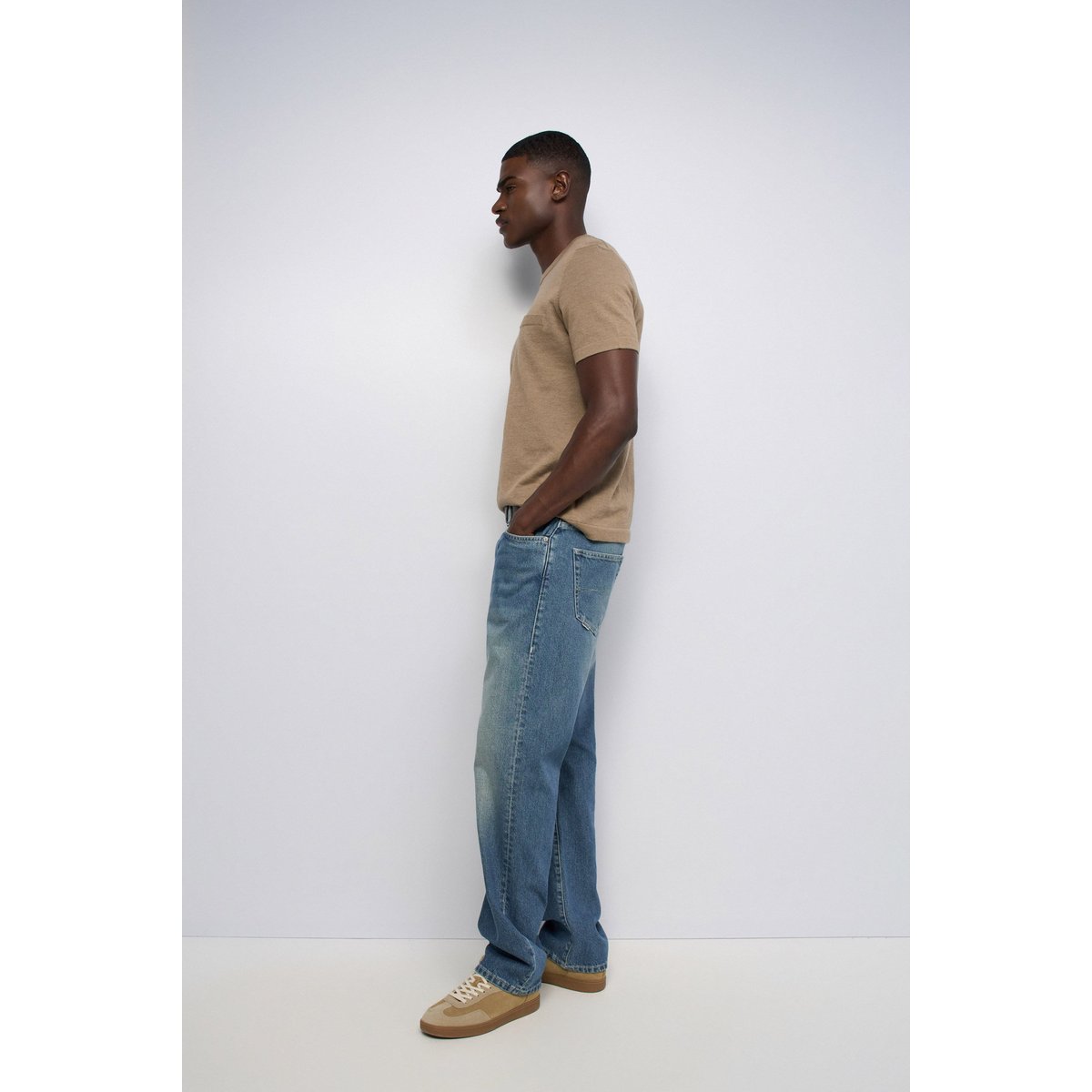 T-SHIRT EN MAILLE TRICOTÉE beige, SALSA JEANS