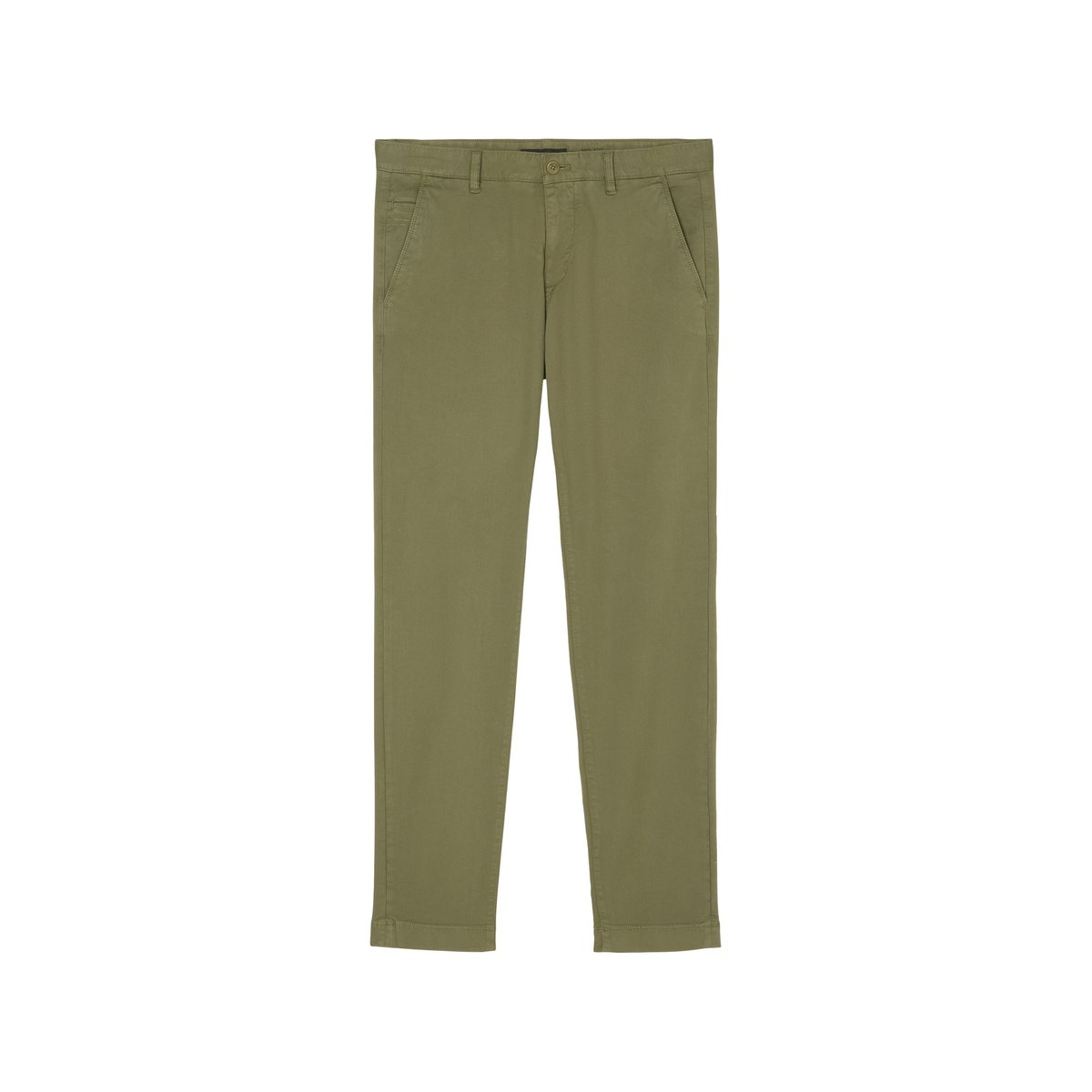 Chino modèle Stig shaped en coton bio mélangé vert, MARC O'POLO