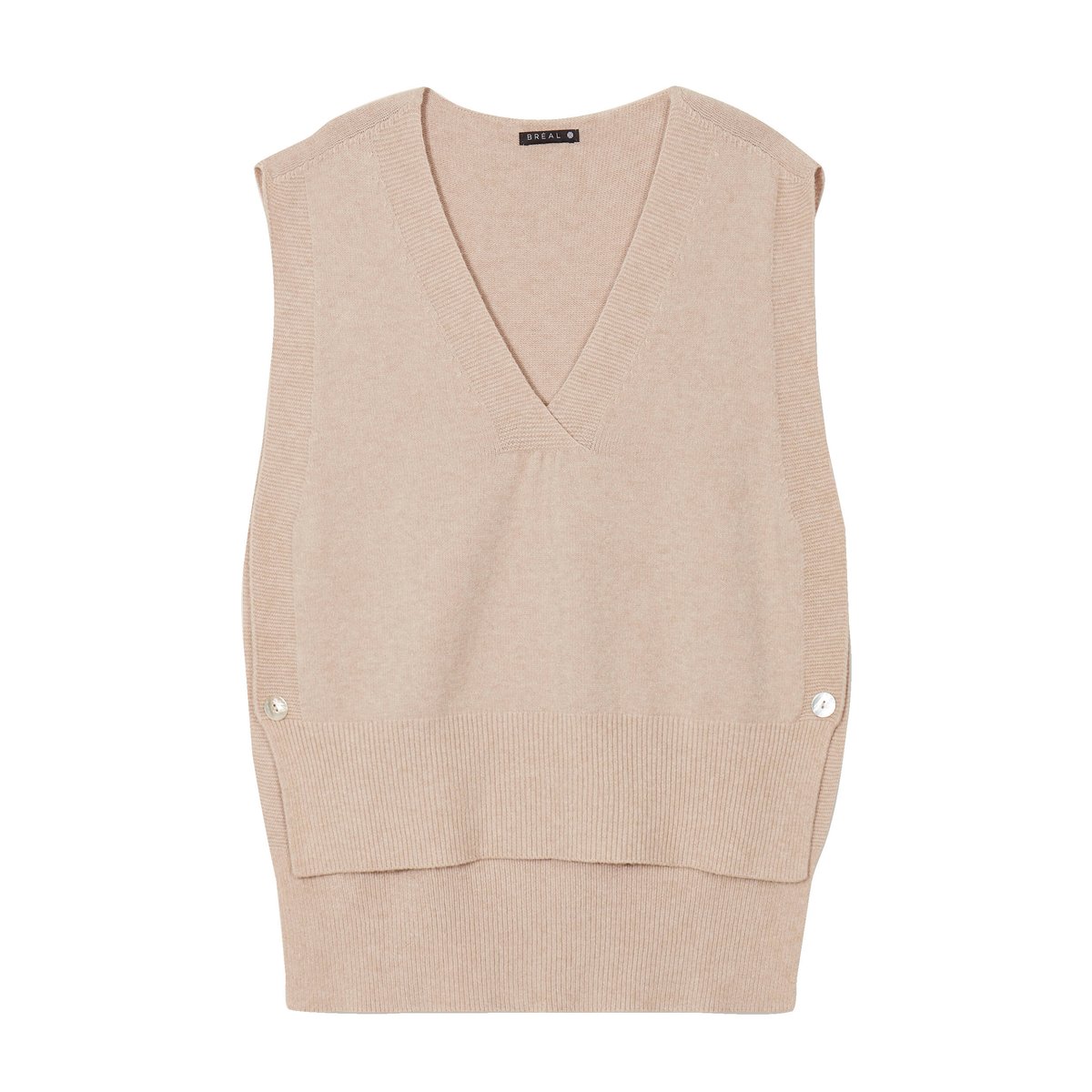 Pull sans manches creme, BREAL