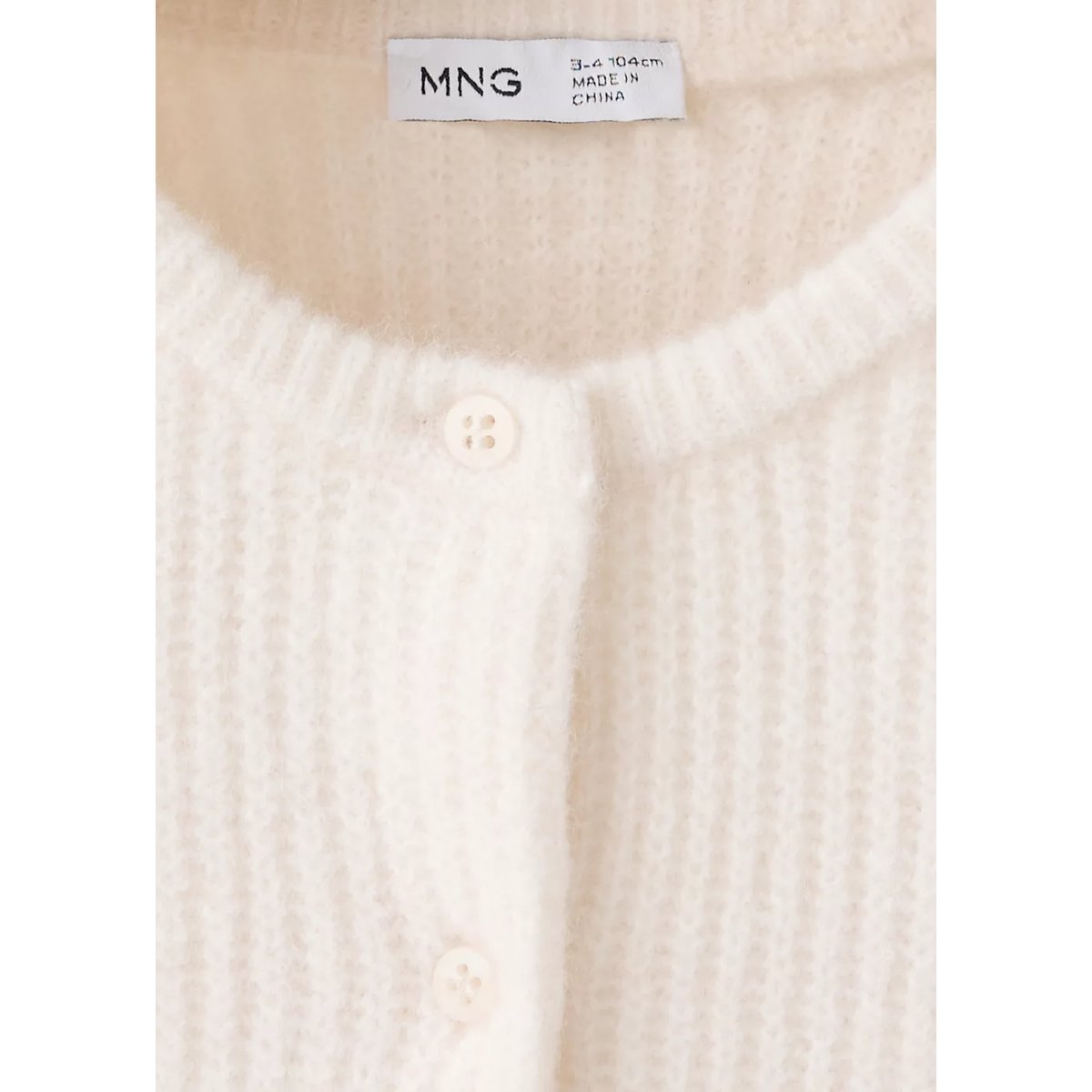 Cardigan en maille à boutons gris clair/pastel, MANGO BABY