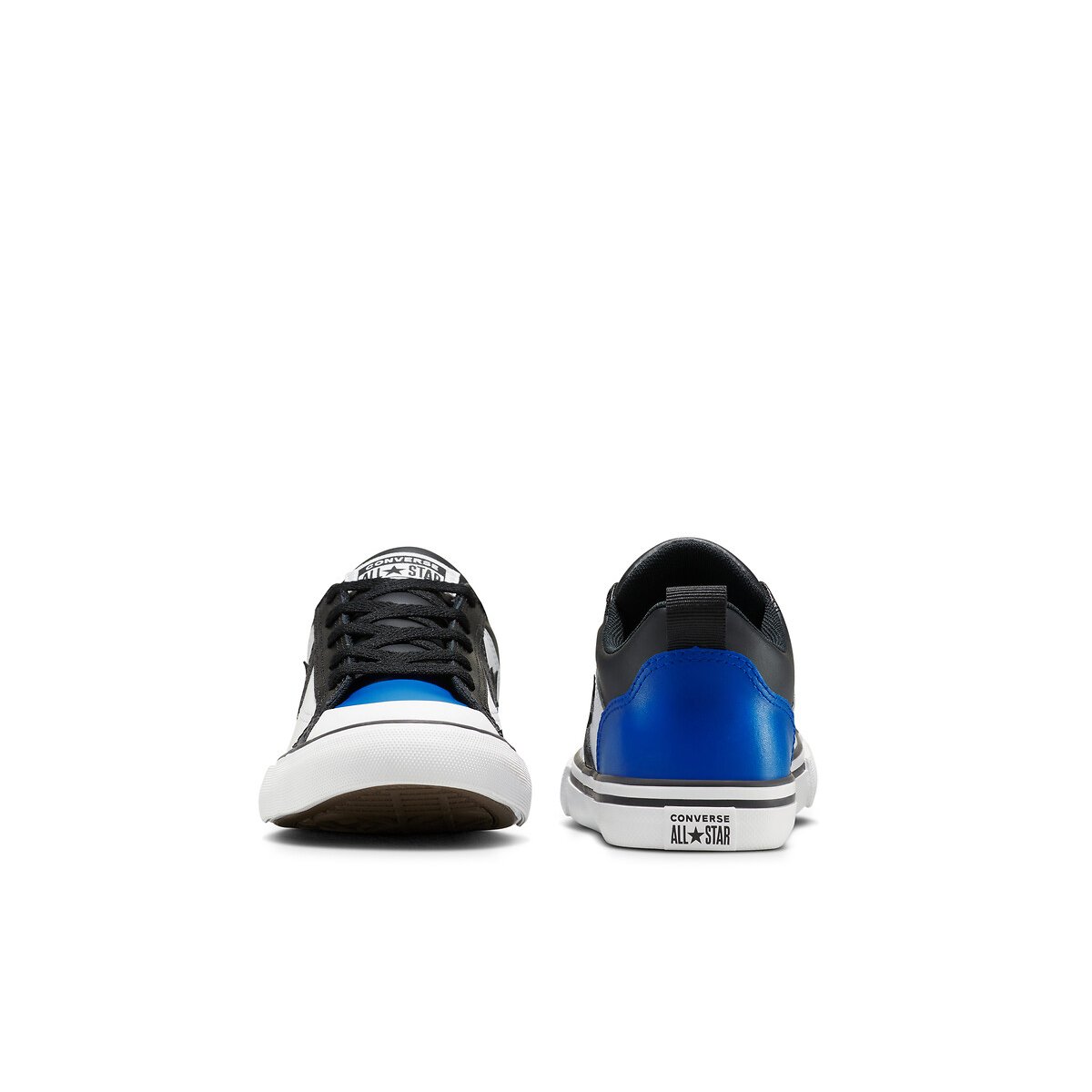 Kids Pro Blaze Archival Athletics Leather Trainers black/white/blue, CONVERSE