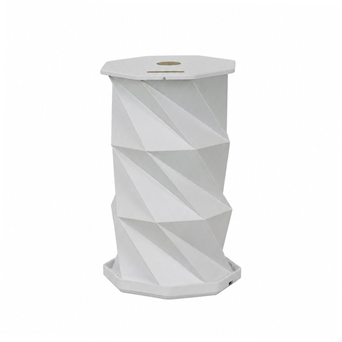 Lampe à poser en papier  - KAMI blanc, MAISON PAVANE