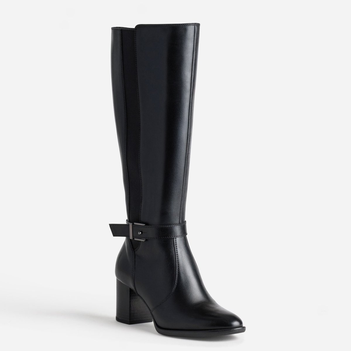 Botte À Talon en cuir MONA noir, ERAM
