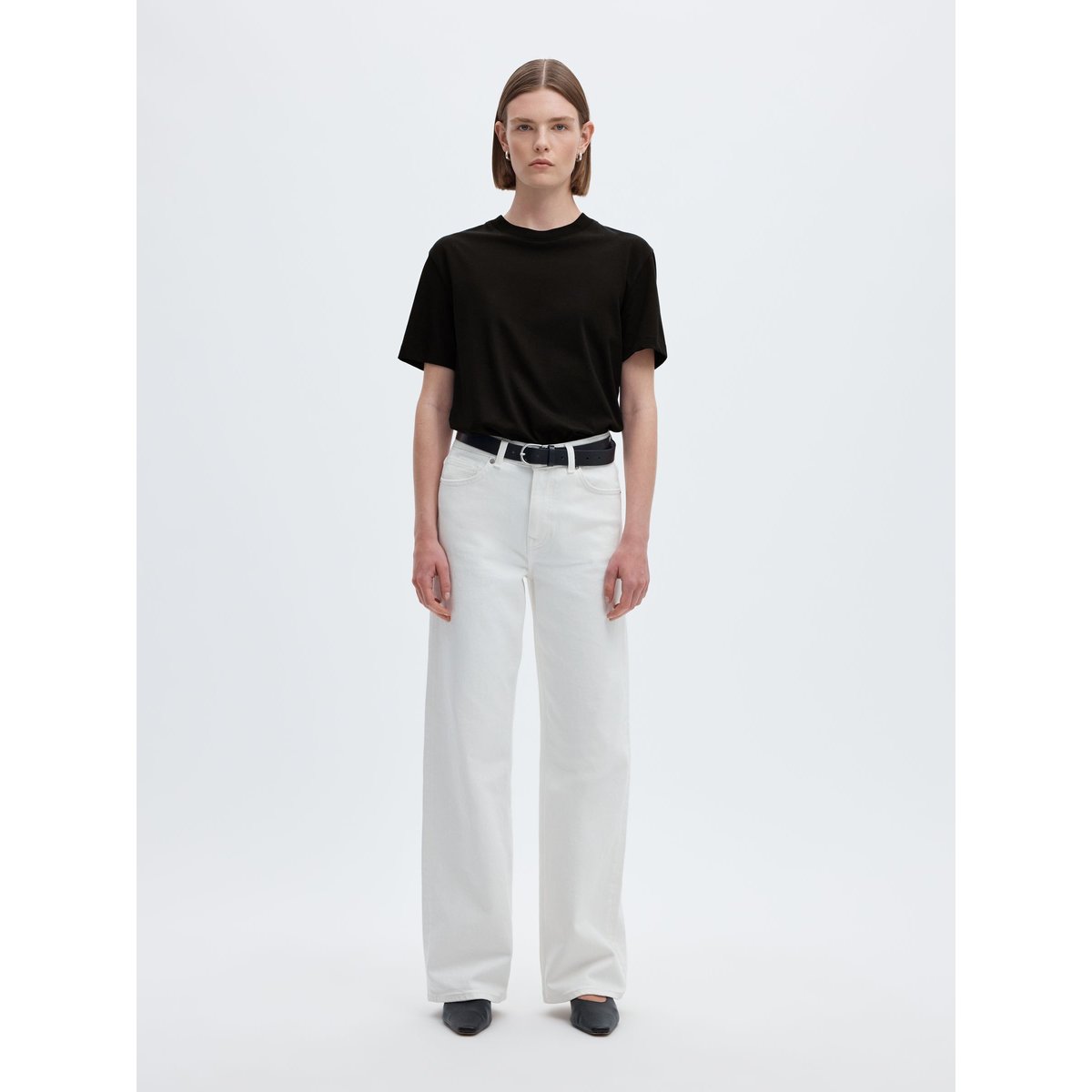 T-Shirt noir - black, SELECTED