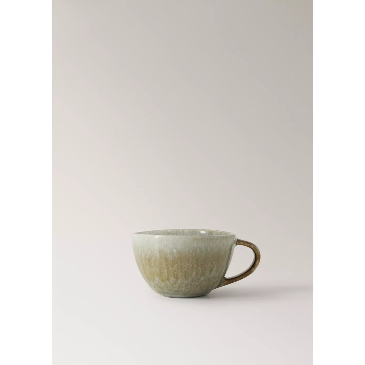 Tasse en grès vintage vert forêt, MANGO HOME