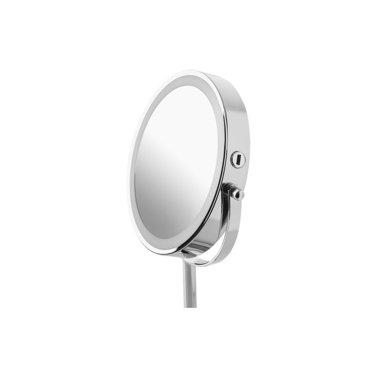 Miroir cosmétique 2 en 1 rechargeable lumineux couleur unique, MEDISANA