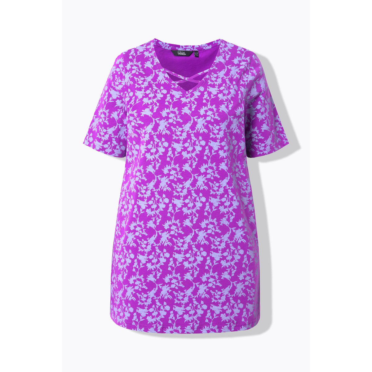 T-shirt manches courtes violet, ULLA POPKEN