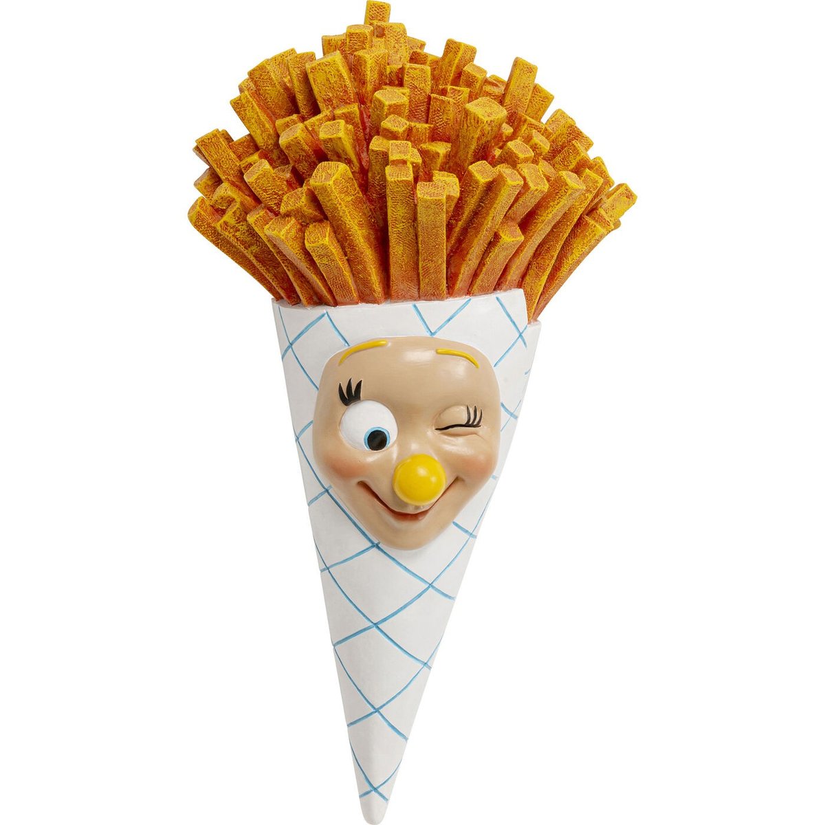 Déco murale cornet de frites multicolore, KARE DESIGN