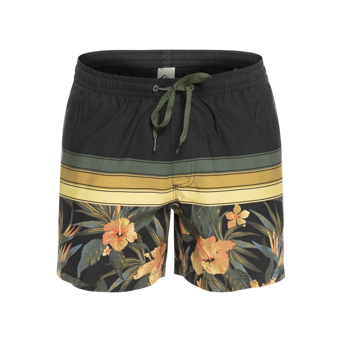Short de bain SPORT FLORAL 15" noir black, QUIKSILVER