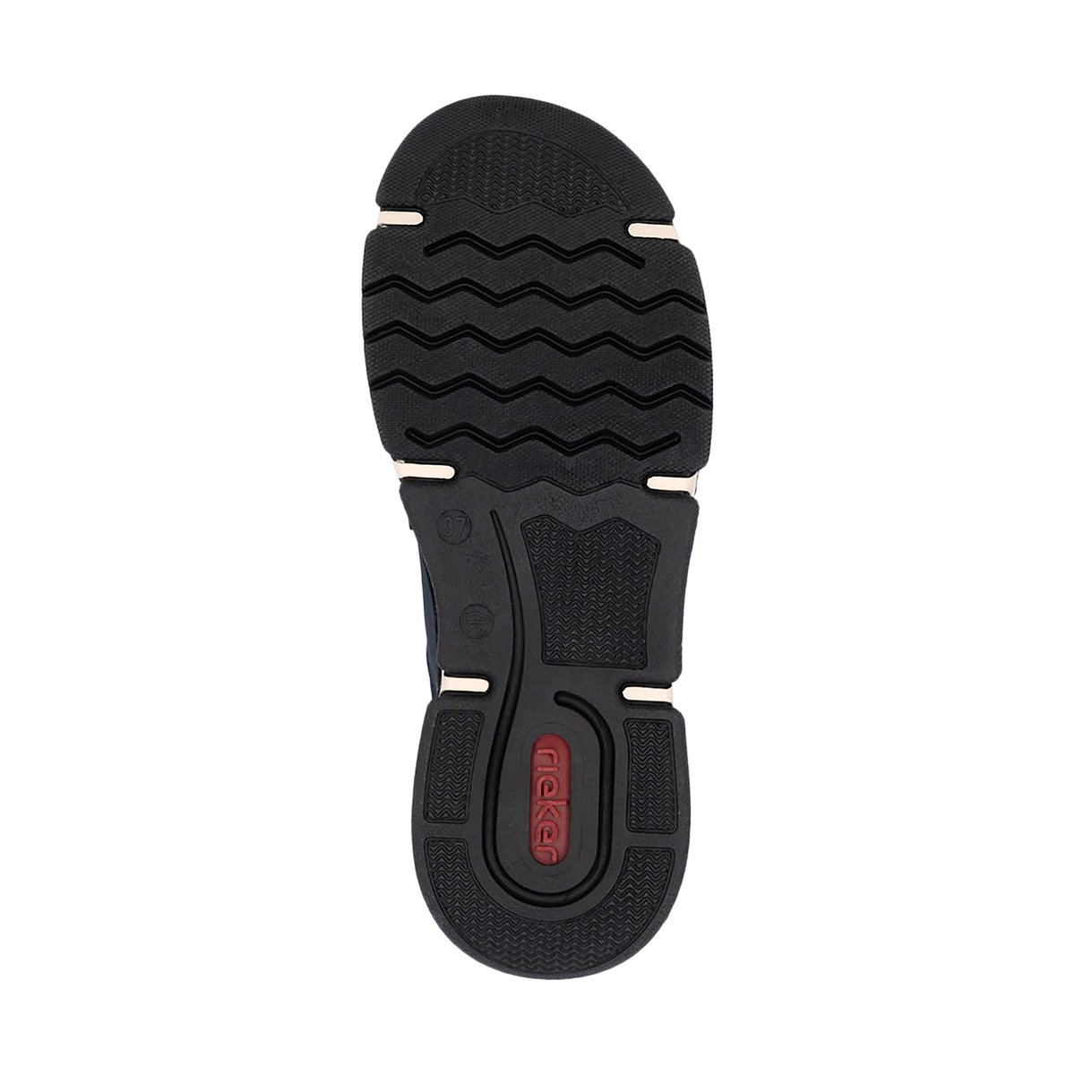 Basket Cuir Namur bleu, RIEKER