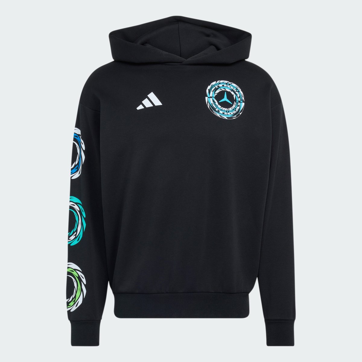 Sweat-Shirt À Capuche Lights On Mercedes - Amg Petronas Formula 1 Team Sweat-Shirt À Capuche Lights On Mercedes - Amg Petronas Formula 1 Team black, adidas Performance