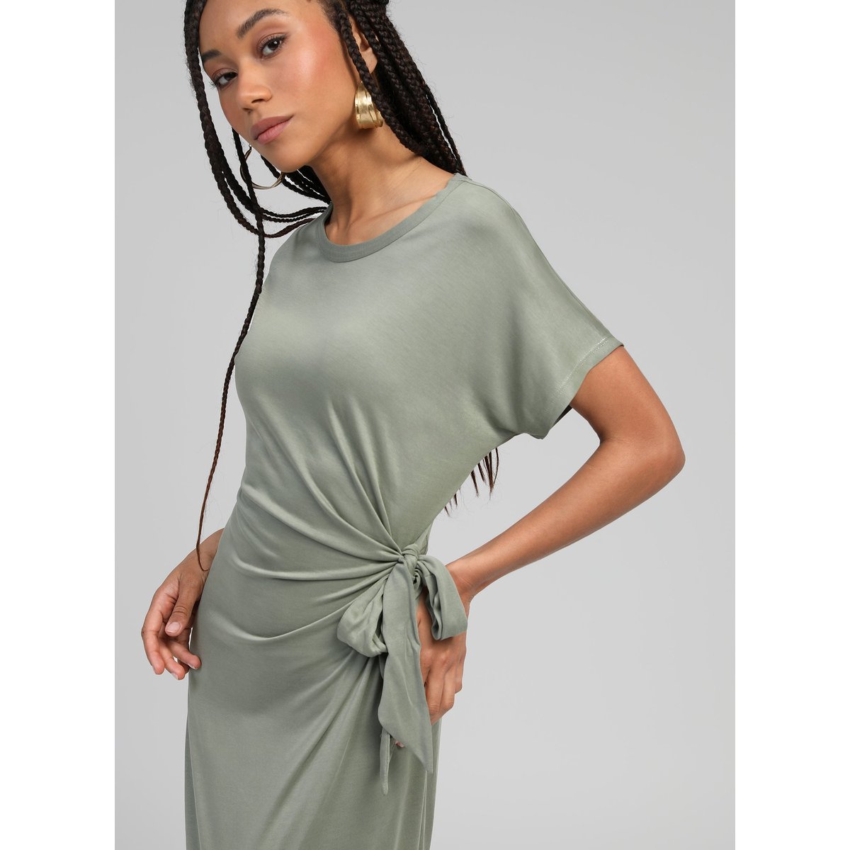 Robe Longue TAMISARA kaki, AN'GE