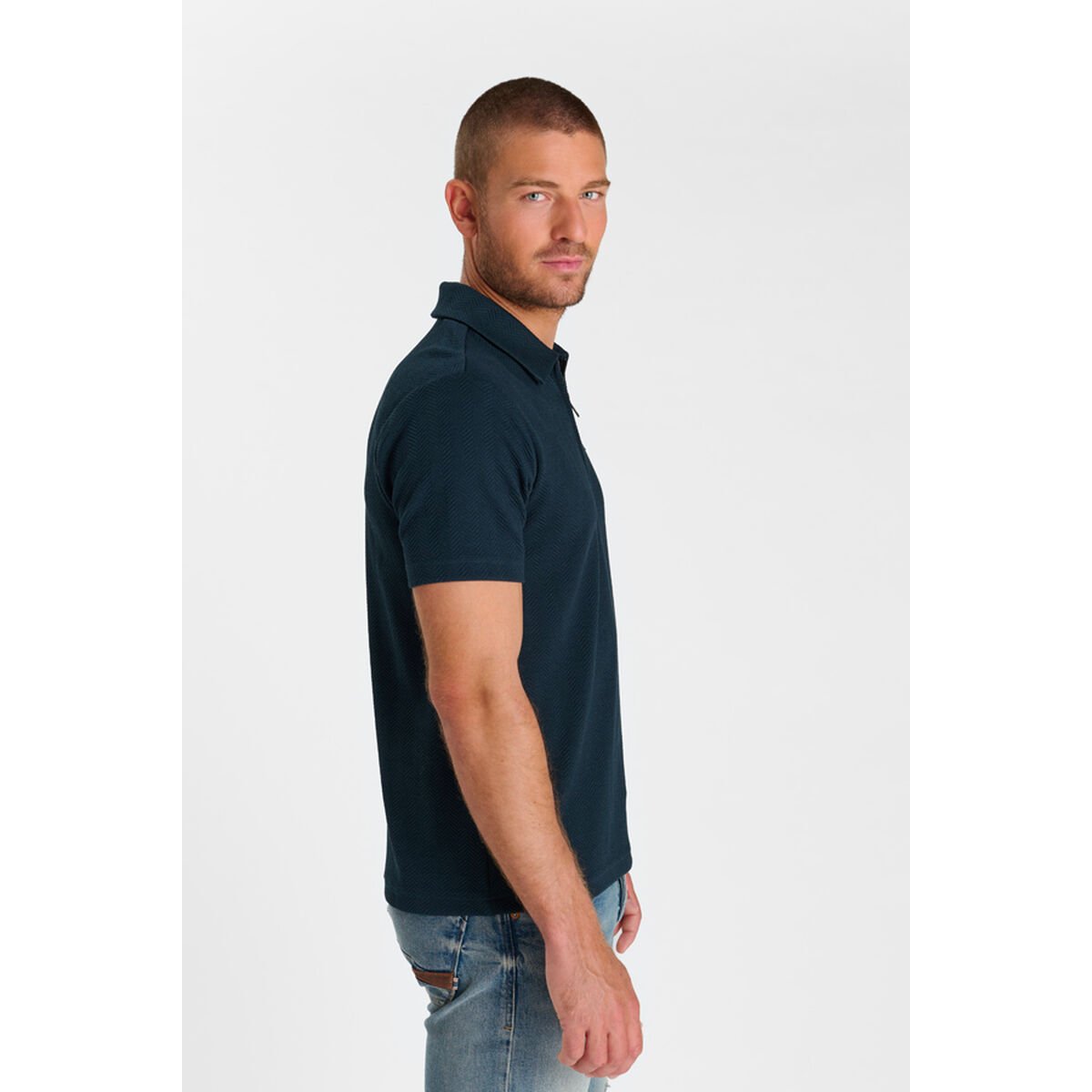 Polo DEVI deep blue, LE TEMPS DES CERISES