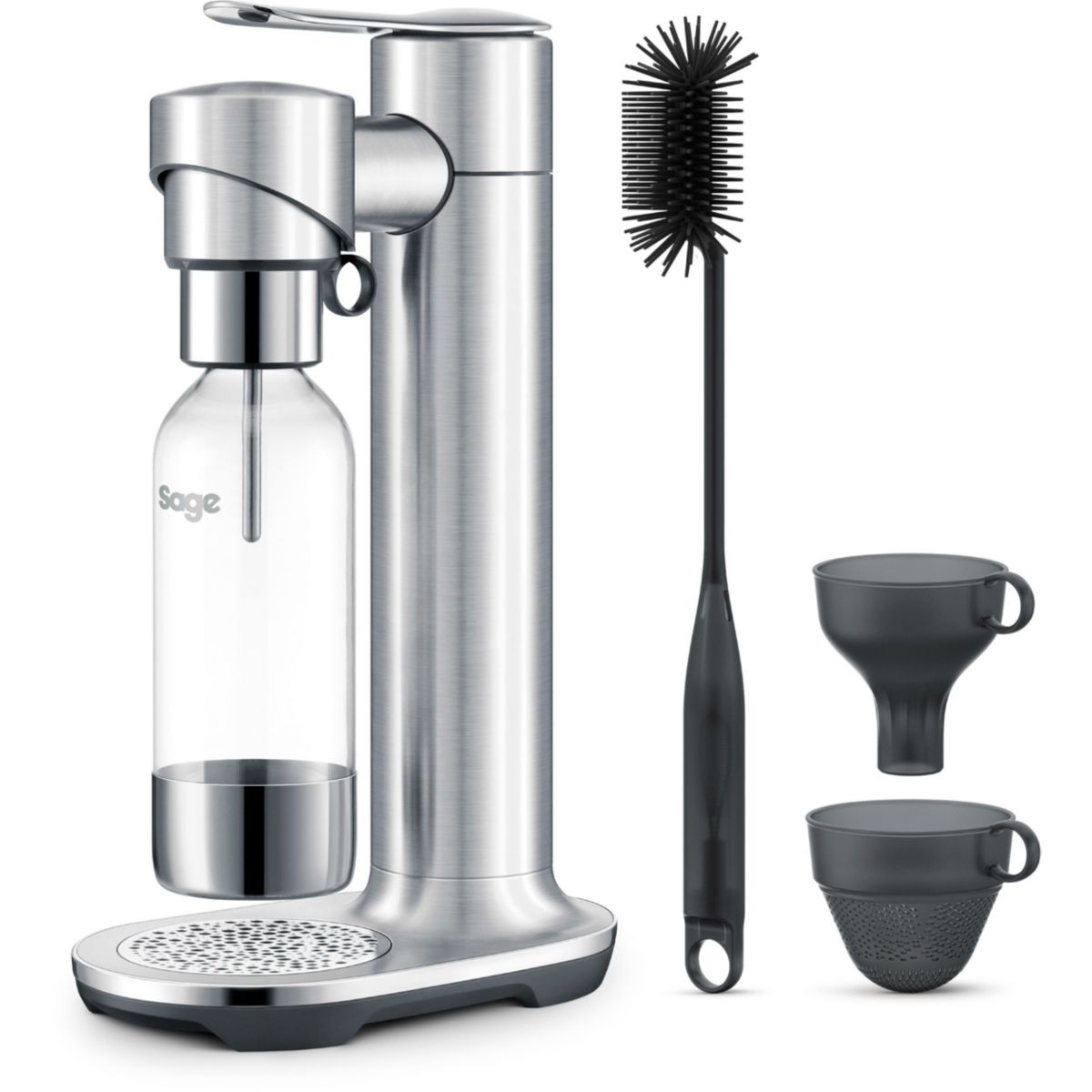 Machine à soda InFizz Fusion SCA800BSS0ZEU1 argent, SAGE APPLIANCES